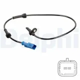 Sensor, Raddrehzahl Hinterachse DELPHI SS20748
