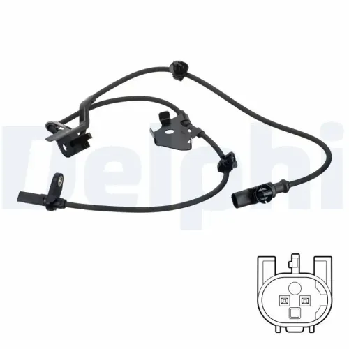 Sensor, Raddrehzahl Vorderachse links DELPHI SS20753 Bild Sensor, Raddrehzahl Vorderachse links DELPHI SS20753
