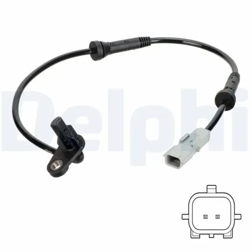 Sensor, Raddrehzahl DELPHI SS20758 Bild Sensor, Raddrehzahl DELPHI SS20758