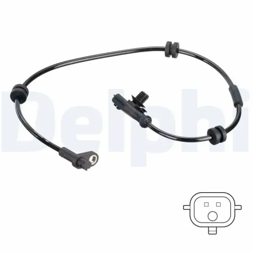 Sensor, Raddrehzahl Hinterachse DELPHI SS20766 Bild Sensor, Raddrehzahl Hinterachse DELPHI SS20766