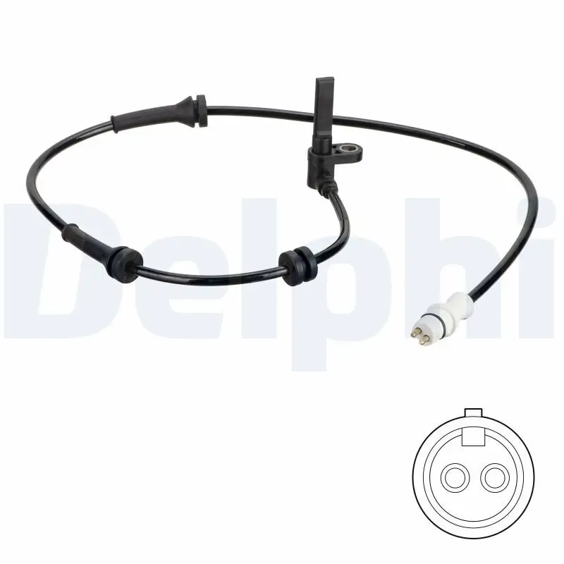 Sensor, Raddrehzahl Vorderachse rechts DELPHI SS20783