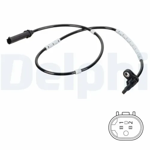 Sensor, Raddrehzahl Hinterachse DELPHI SS20784 Bild Sensor, Raddrehzahl Hinterachse DELPHI SS20784