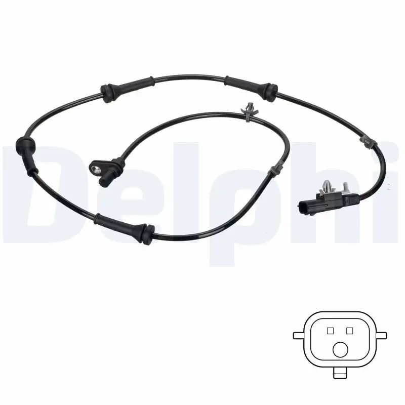 Sensor, Raddrehzahl Hinterachse DELPHI SS20793