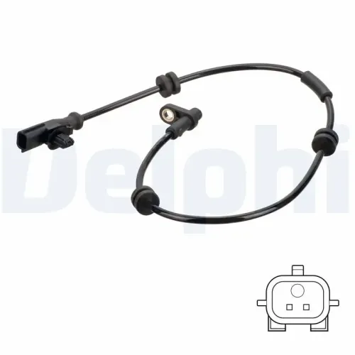 Sensor, Raddrehzahl Hinterachse DELPHI SS20798 Bild Sensor, Raddrehzahl Hinterachse DELPHI SS20798