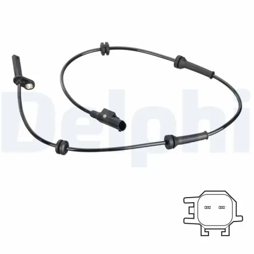 Sensor, Raddrehzahl Hinterachse rechts DELPHI SS20816 Bild Sensor, Raddrehzahl Hinterachse rechts DELPHI SS20816