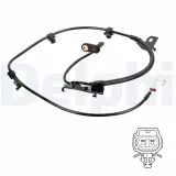 Sensor, Raddrehzahl DELPHI SS20821