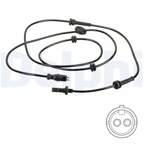 Sensor, Raddrehzahl Hinterachse DELPHI SS20827 Bild Sensor, Raddrehzahl Hinterachse DELPHI SS20827