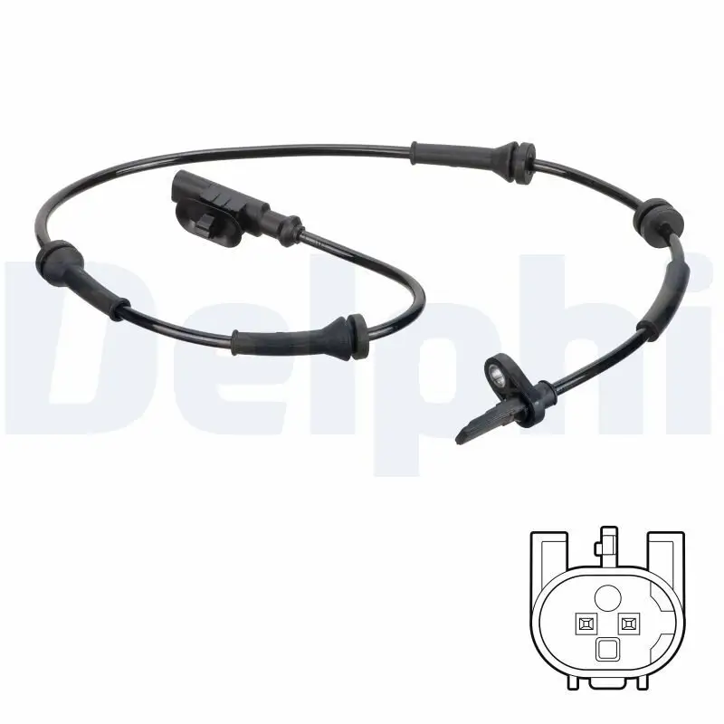 Sensor, Raddrehzahl Hinterachse DELPHI SS20831