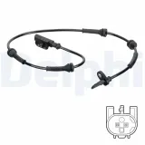 Sensor, Raddrehzahl Hinterachse DELPHI SS20831