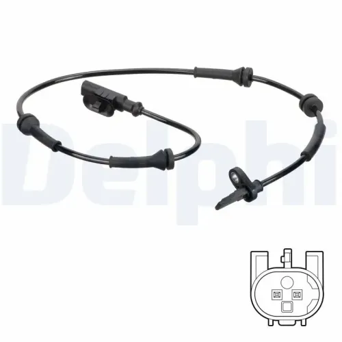 Sensor, Raddrehzahl Hinterachse DELPHI SS20831 Bild Sensor, Raddrehzahl Hinterachse DELPHI SS20831