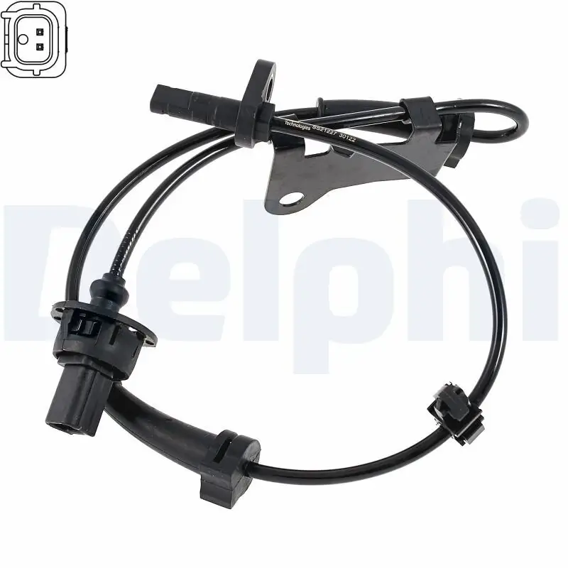 Sensor, Raddrehzahl Vorderachse rechts DELPHI SS21227-12B1