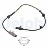 Sensor, Raddrehzahl Hinterachse links DELPHI SS21256-12B1