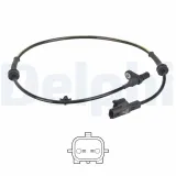 Sensor, Raddrehzahl Hinterachse rechts DELPHI SS21257-12B1