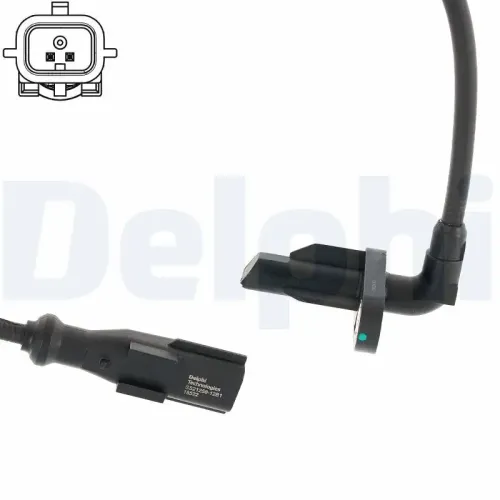 Sensor, Raddrehzahl Hinterachse rechts DELPHI SS21258-12B1 Bild Sensor, Raddrehzahl Hinterachse rechts DELPHI SS21258-12B1