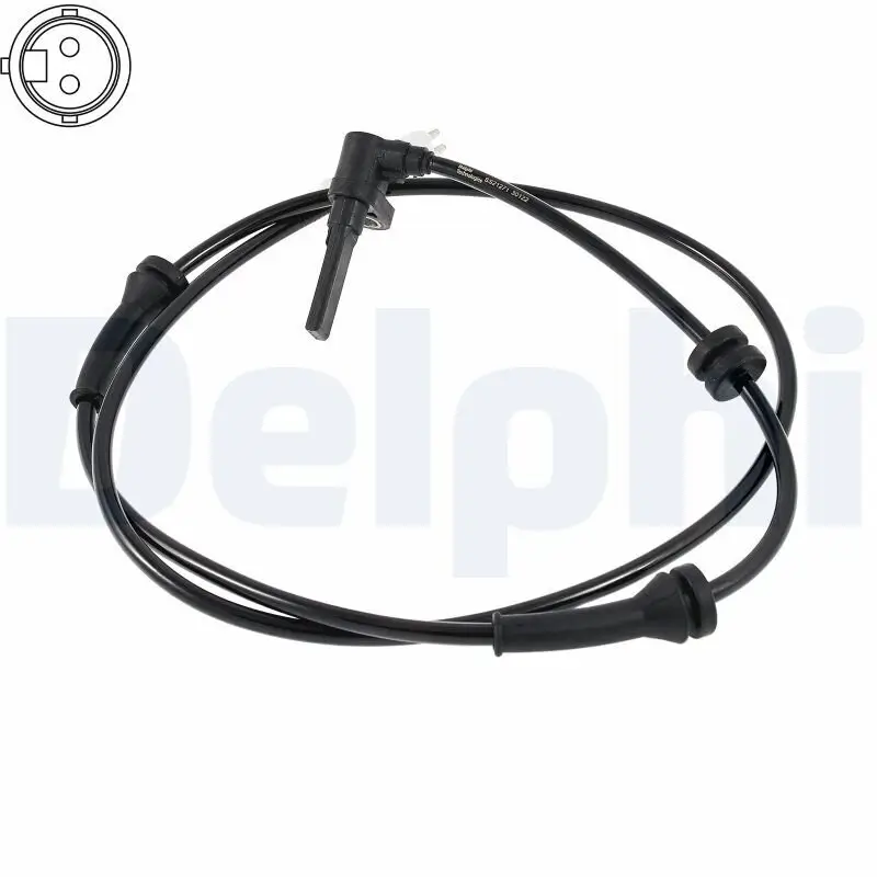Sensor, Raddrehzahl Vorderachse links DELPHI SS21271-12B1