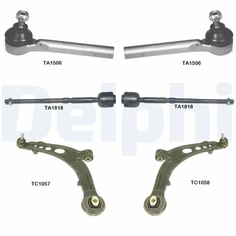 Reparatursatz, Querlenker Vorderachse DELPHI TC1960KIT