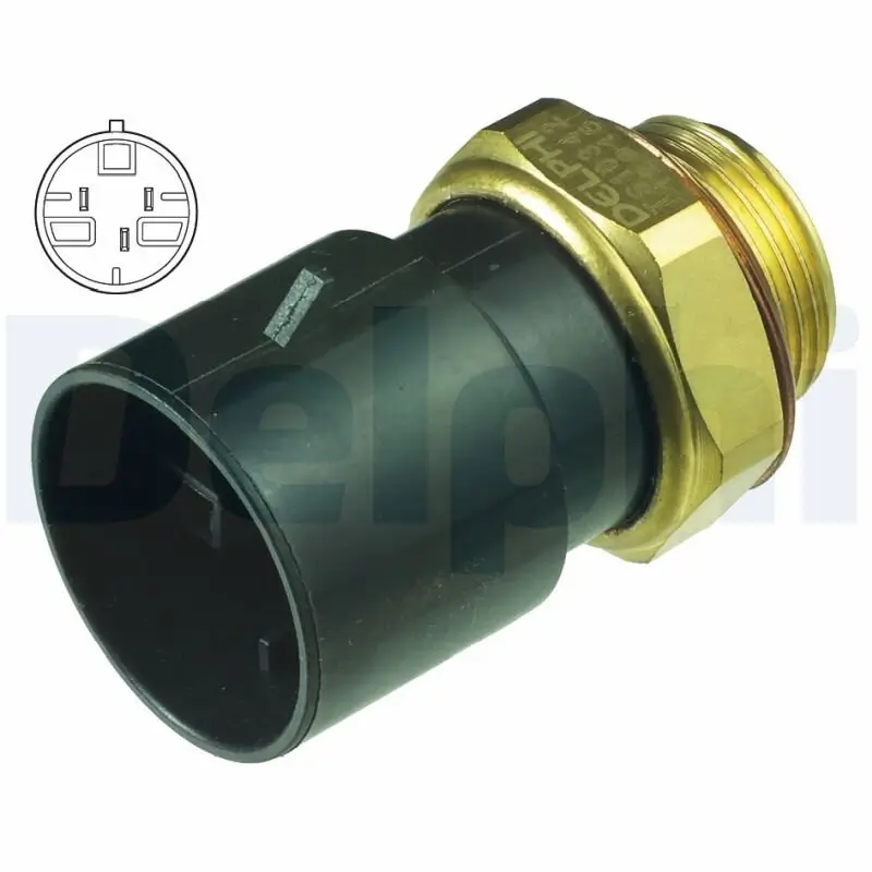 Temperaturschalter, Kühlerlüfter DELPHI TS10342