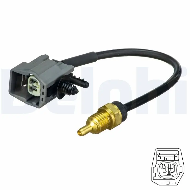 Sensor, Kühlmitteltemperatur DELPHI TS10492