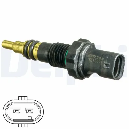 Sensor, Kühlmitteltemperatur DELPHI TS10495 Bild Sensor, Kühlmitteltemperatur DELPHI TS10495