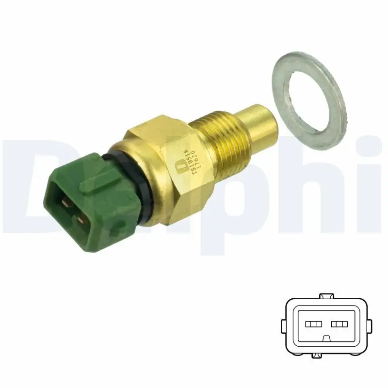 Sensor, Kühlmitteltemperatur DELPHI TS10518