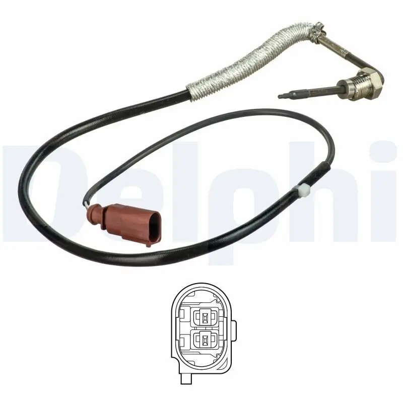 Sensor, Abgastemperatur DELPHI TS30152