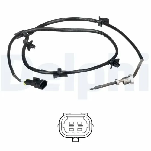 Sensor, Abgastemperatur vor Rußpartikelfilter DELPHI TS30199 Bild Sensor, Abgastemperatur vor Rußpartikelfilter DELPHI TS30199