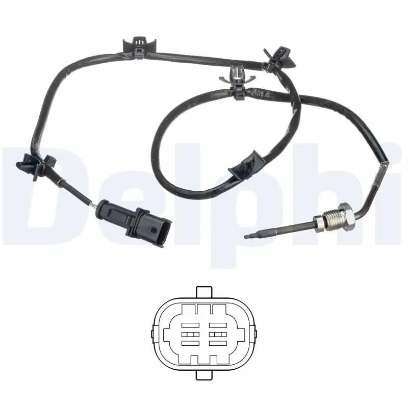 Sensor, Abgastemperatur DELPHI TS30216