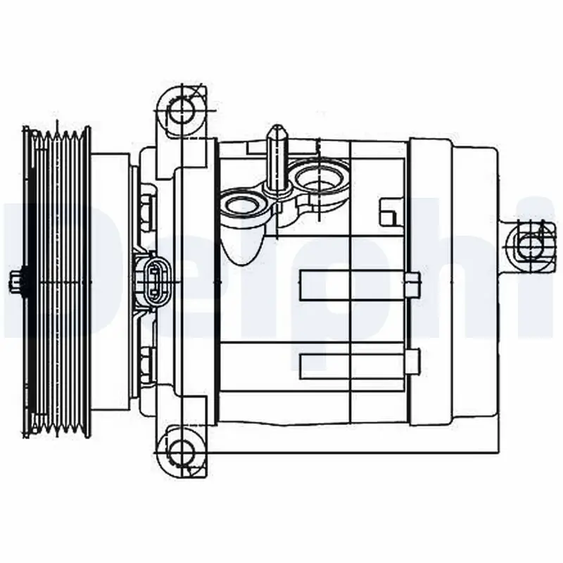 Kompressor, Klimaanlage DELPHI TSP0155984