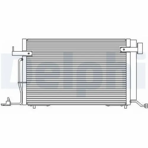 Kondensator, Klimaanlage DELPHI TSP0225176 Bild Kondensator, Klimaanlage DELPHI TSP0225176