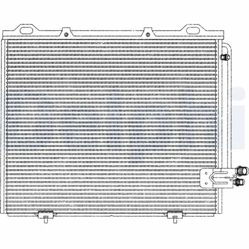 Kondensator, Klimaanlage DELPHI TSP0225194 Bild Kondensator, Klimaanlage DELPHI TSP0225194