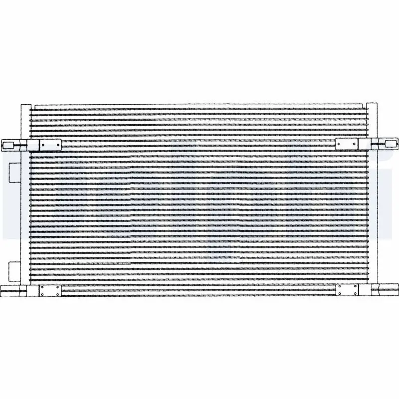 Kondensator, Klimaanlage DELPHI TSP0225212