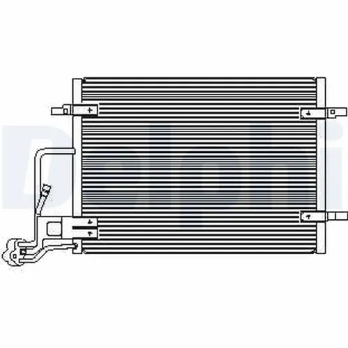 Kondensator, Klimaanlage DELPHI TSP0225453 Bild Kondensator, Klimaanlage DELPHI TSP0225453