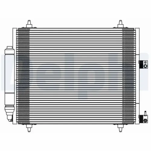 Kondensator, Klimaanlage DELPHI TSP0225595 Bild Kondensator, Klimaanlage DELPHI TSP0225595