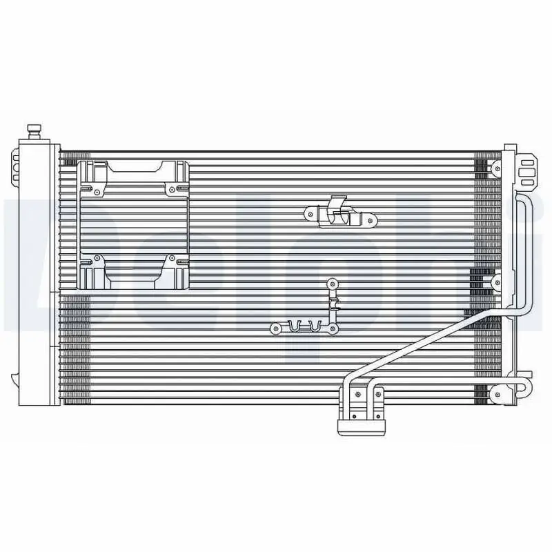 Kondensator, Klimaanlage DELPHI TSP0225610