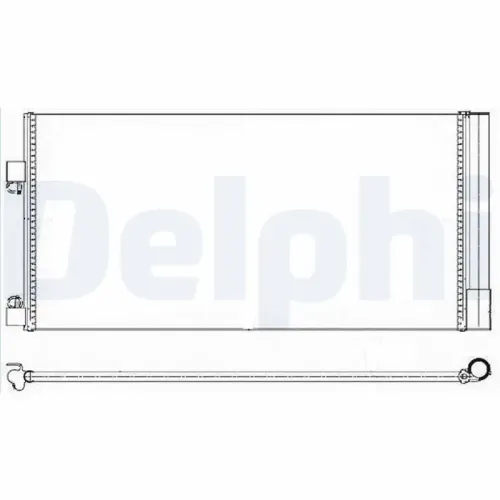 Kondensator, Klimaanlage DELPHI TSP0225638 Bild Kondensator, Klimaanlage DELPHI TSP0225638