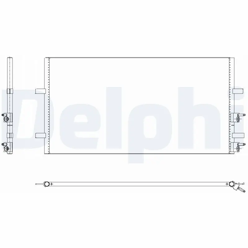 Kondensator, Klimaanlage DELPHI TSP0225640