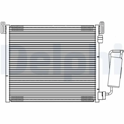 Kondensator, Klimaanlage DELPHI TSP0225688 Bild Kondensator, Klimaanlage DELPHI TSP0225688