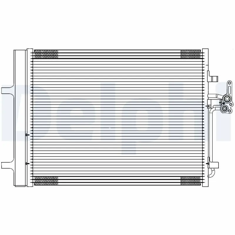 Kondensator, Klimaanlage DELPHI TSP0225689