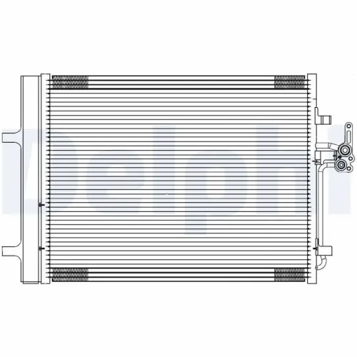 Kondensator, Klimaanlage DELPHI TSP0225689 Bild Kondensator, Klimaanlage DELPHI TSP0225689