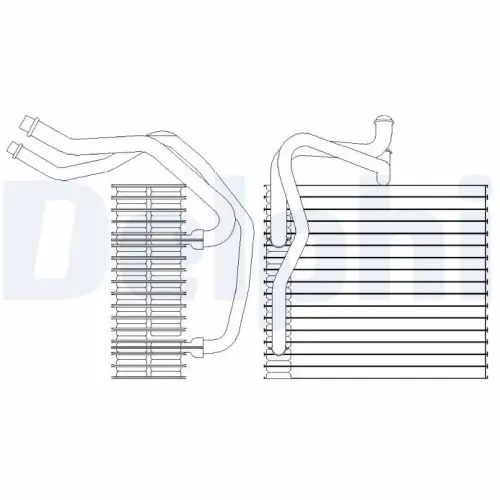 Verdampfer, Klimaanlage DELPHI TSP0525198 Bild Verdampfer, Klimaanlage DELPHI TSP0525198