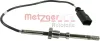 Sensor, Abgastemperatur METZGER 0894267 Bild Sensor, Abgastemperatur METZGER 0894267