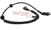 Sensor, Raddrehzahl METZGER 0900017