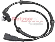 Sensor, Raddrehzahl METZGER 0900021