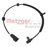 Sensor, Raddrehzahl METZGER 0900023