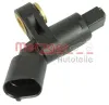 Sensor, Raddrehzahl Vorderachse links METZGER 0900064