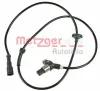 Sensor, Raddrehzahl Hinterachse rechts Hinterachse links METZGER 0900093