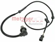 Sensor, Raddrehzahl METZGER 0900095