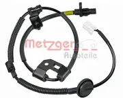 Sensor, Raddrehzahl Hinterachse rechts METZGER 09001026