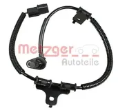 Sensor, Raddrehzahl METZGER 09001029