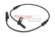 Sensor, Raddrehzahl METZGER 0900102